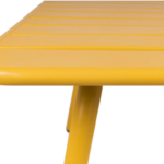 Metalen Tuintafel Max 150x80 okergeel