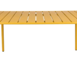 Metalen Tuintafel Max 150x80 okergeel