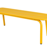 Tuinbank Max 120cm Okergeel - zonder rugleuning