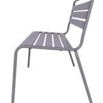 Tuinbank Max metaal 120cm Muisgrijs
