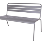 Tuinbank Max metaal 120cm Muisgrijs