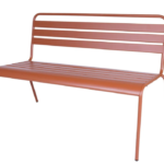 Tuinbank Max metaal 120cm Roestbruin