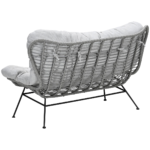 Loungebank Libelle grey 2-zits