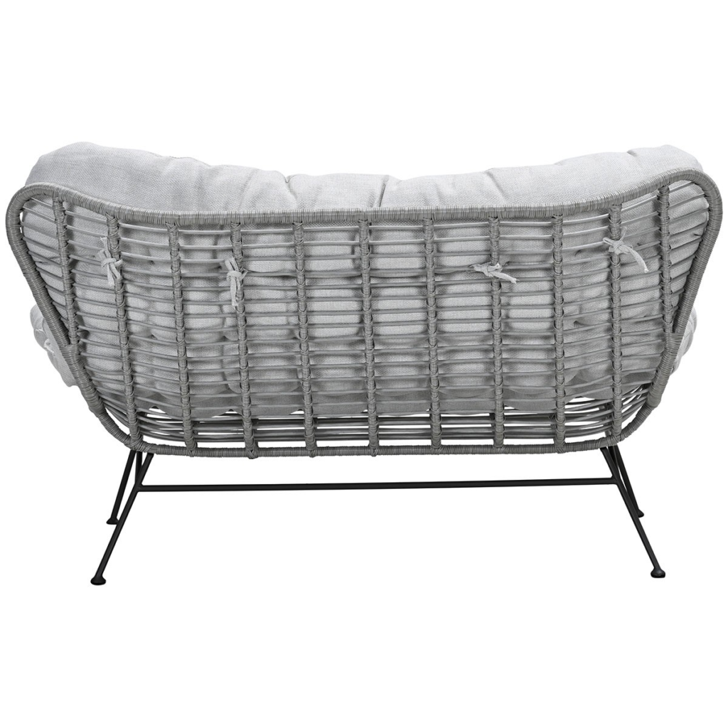 Loungebank Libelle grey 2-zits