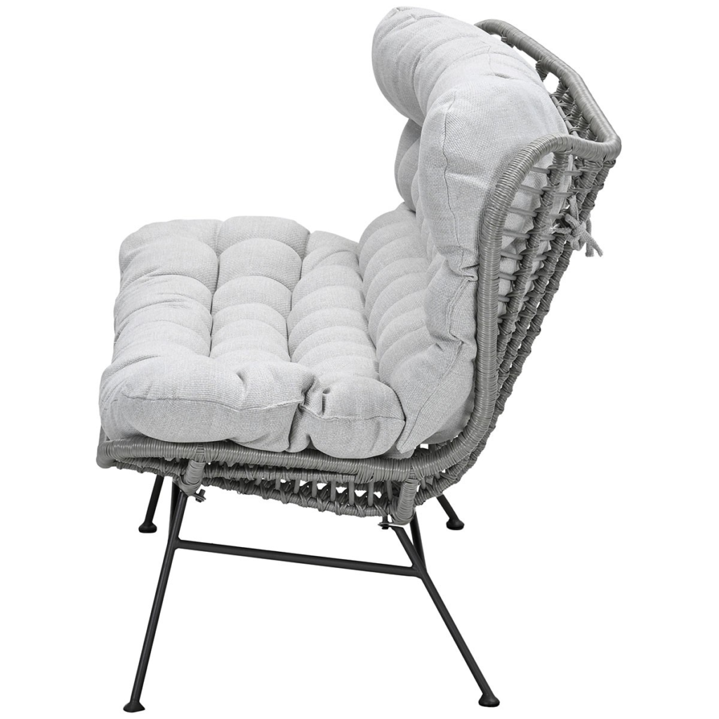 Loungebank Libelle grey 2-zits