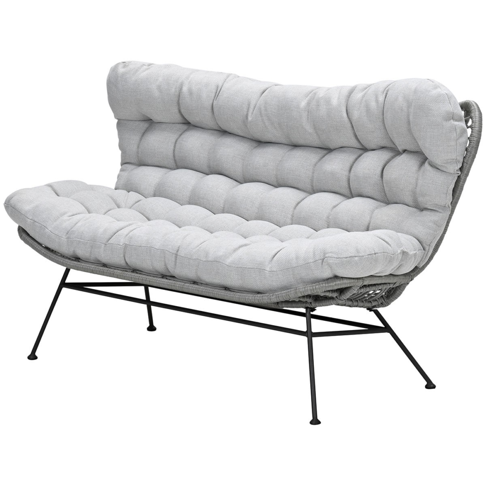 Loungebank Libelle grey 2-zits