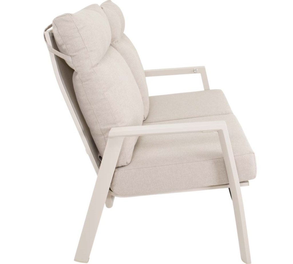 Loungebank Ohio crema 2-zits