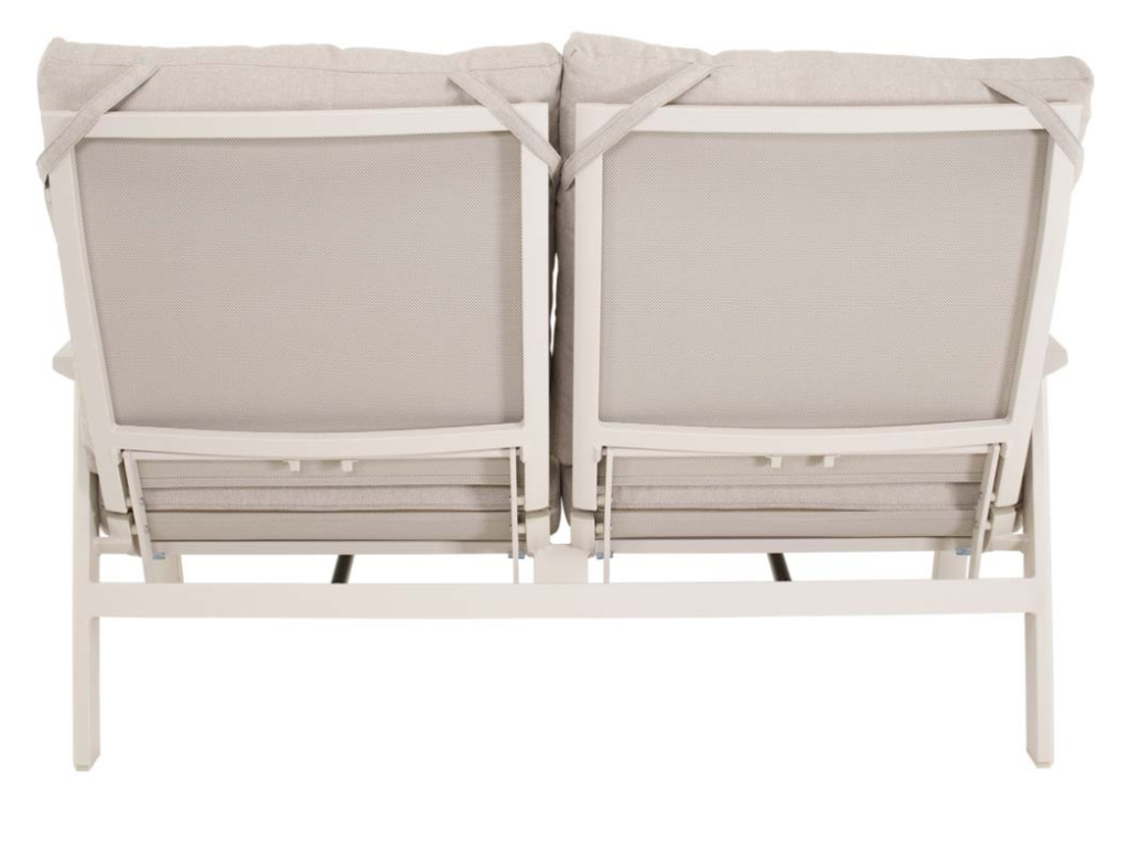 Loungebank Ohio crema 2-zits