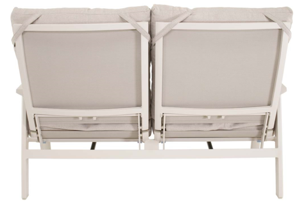 Loungebank Ohio crema 2-zits