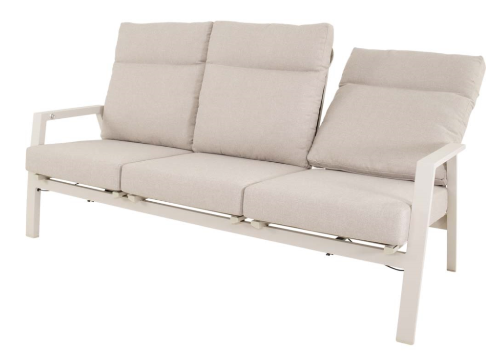 Loungebank Ohio crema 3-pers
