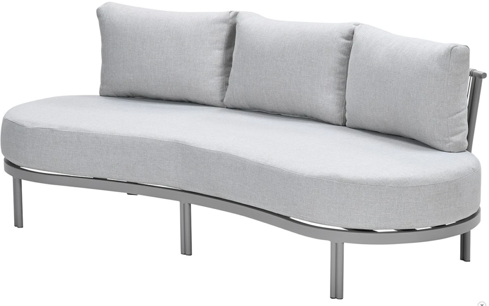 Loungebank Tirolo Sand/taupe 3-zits