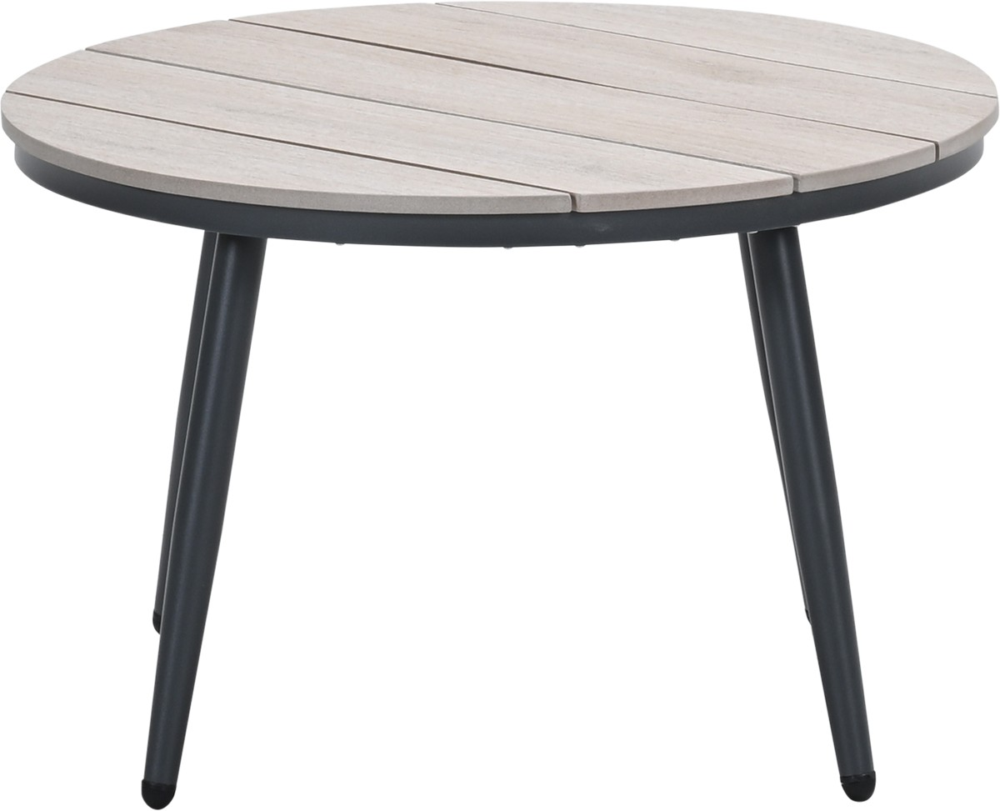Loungetafel Margriet antraciet - Ø70x45 cm