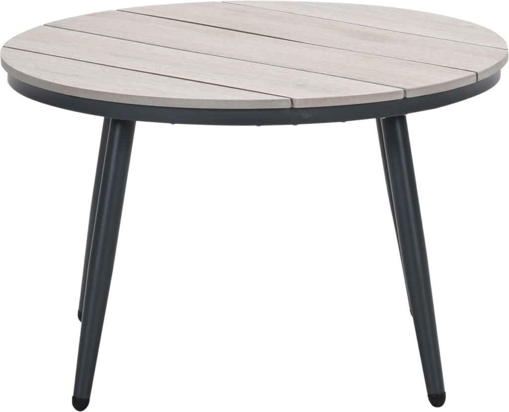 Loungetafel Margriet antraciet - Ø70x45 cm