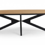 Dining tafel Texas Sand/antraciet - 250x120x76 cm