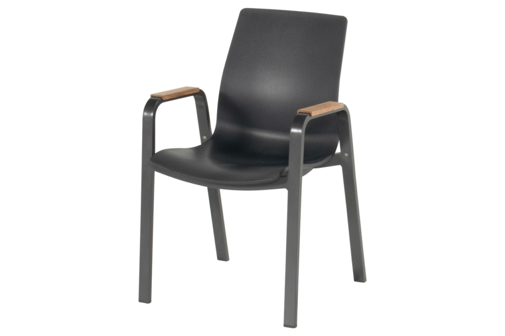 Dining stoel Flow Teaklook arms Xerix