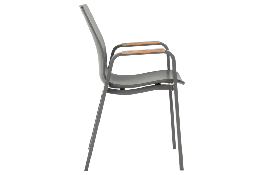 Dining stoel Flow Teaklook arms Xerix