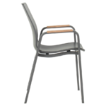Dining stoel Flow Teaklook arms Xerix