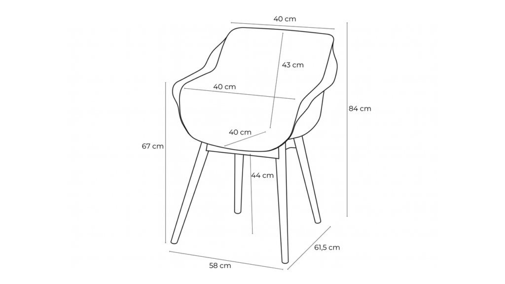 Dining stoel Sophie Studio Royal White