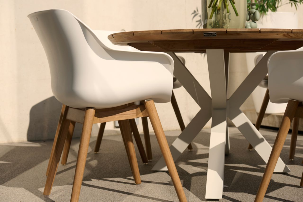 Dining stoel Sophie Teak Beige