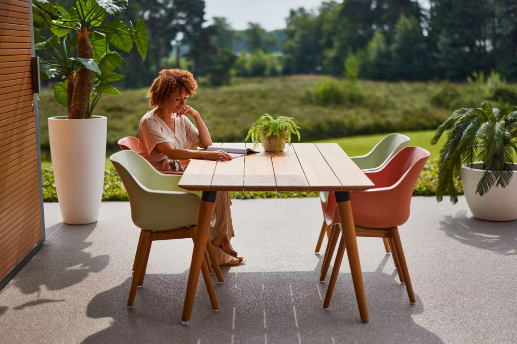 Dining stoel Sophie Teak Italian Terra