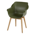 Dining stoel Sophie Teak Moss Green