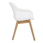 Dining stoel Sophie Teak Royal White