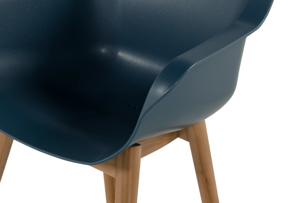 Dining stoel Sophie Teak Steel Blue