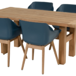Dining stoel Sophie Teak Steel Blue