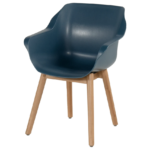 Dining stoel Sophie Teak Steel Blue